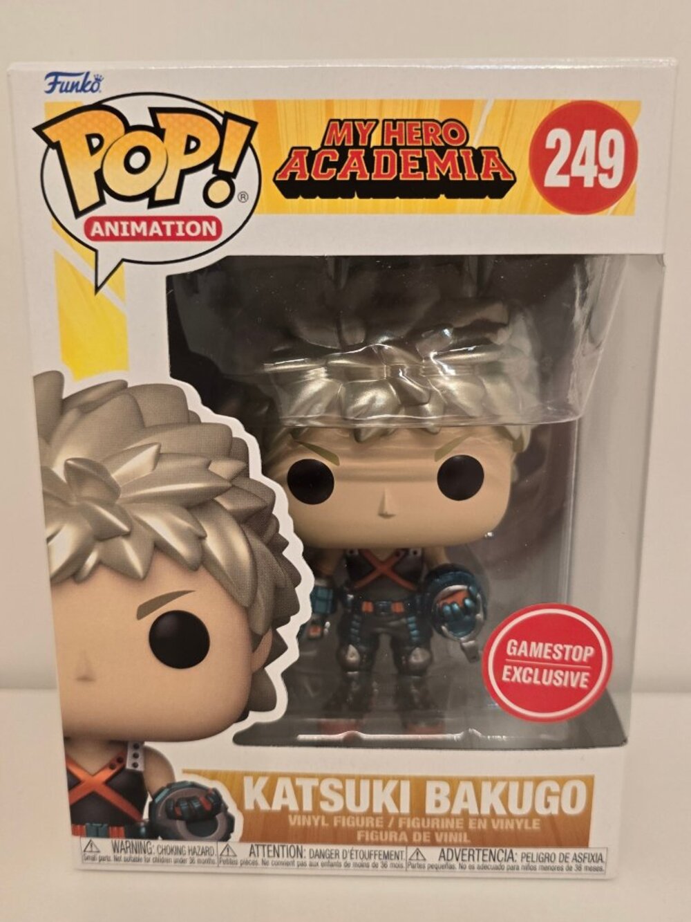 Funko Pop! My Hero Academia - Katsuki Bakugo #249 (Metallic) Gamestop Exclusive